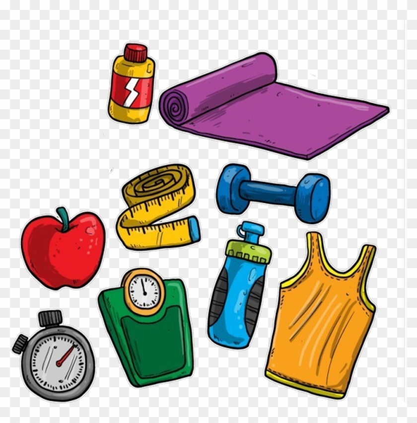 Physical Fitness Bodybuilding Clip Art - Physical Fitness Bodybuilding Clip Art #142757