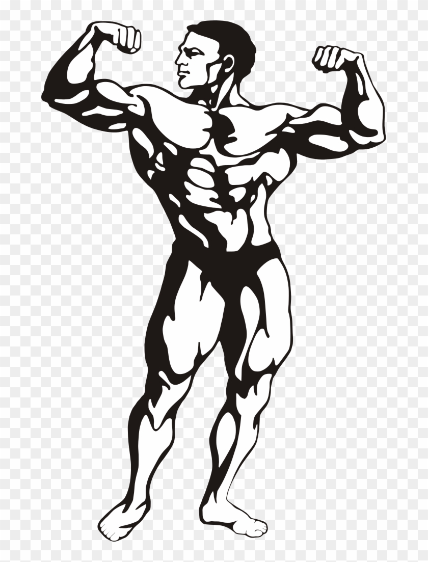 File - Btoteva Fitness - Svg - Bodybuilder Clipart #142755