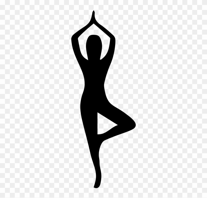 Exercise Female Fitness Girl Health Human - Yoga Silhouette #142774