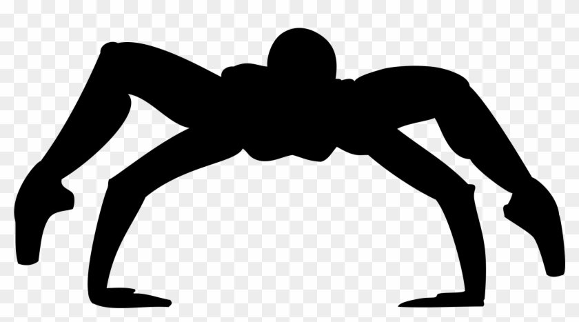 Spider Woman Silhouette Clip Art At Clker - Die Schwarze Spinne [book] #142812