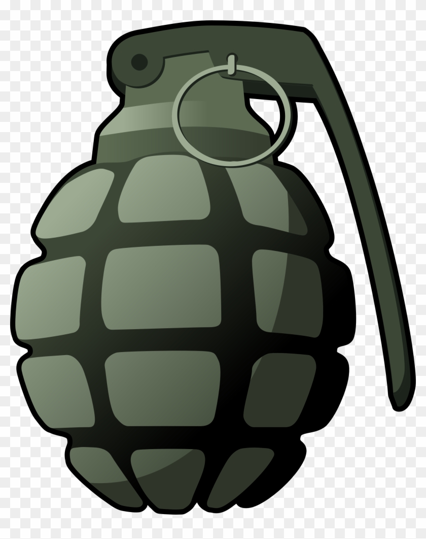 Image For Free Grenade Military High Resolution Clip - Grenade Clipart #142830