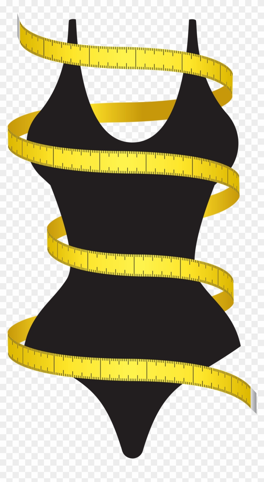 Loss Clipart Healthy Weight - Weight Loss Tape Measure Clipart #142841