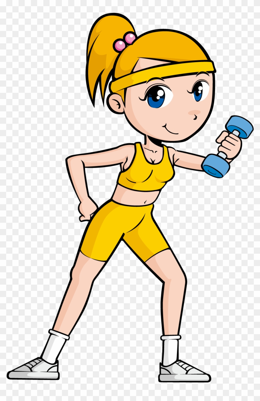 Physical Exercise Cartoon Physical Fitness Clip Art - Physical Exercise Cartoon Physical Fitness Clip Art #142893