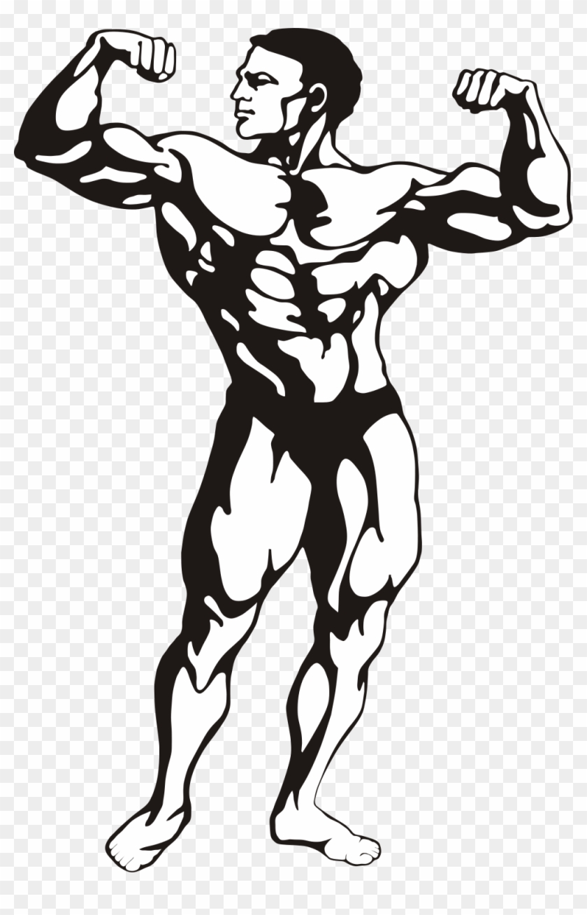 File - Btoteva Fitness - Svg - Bodybuilder Clipart #142882