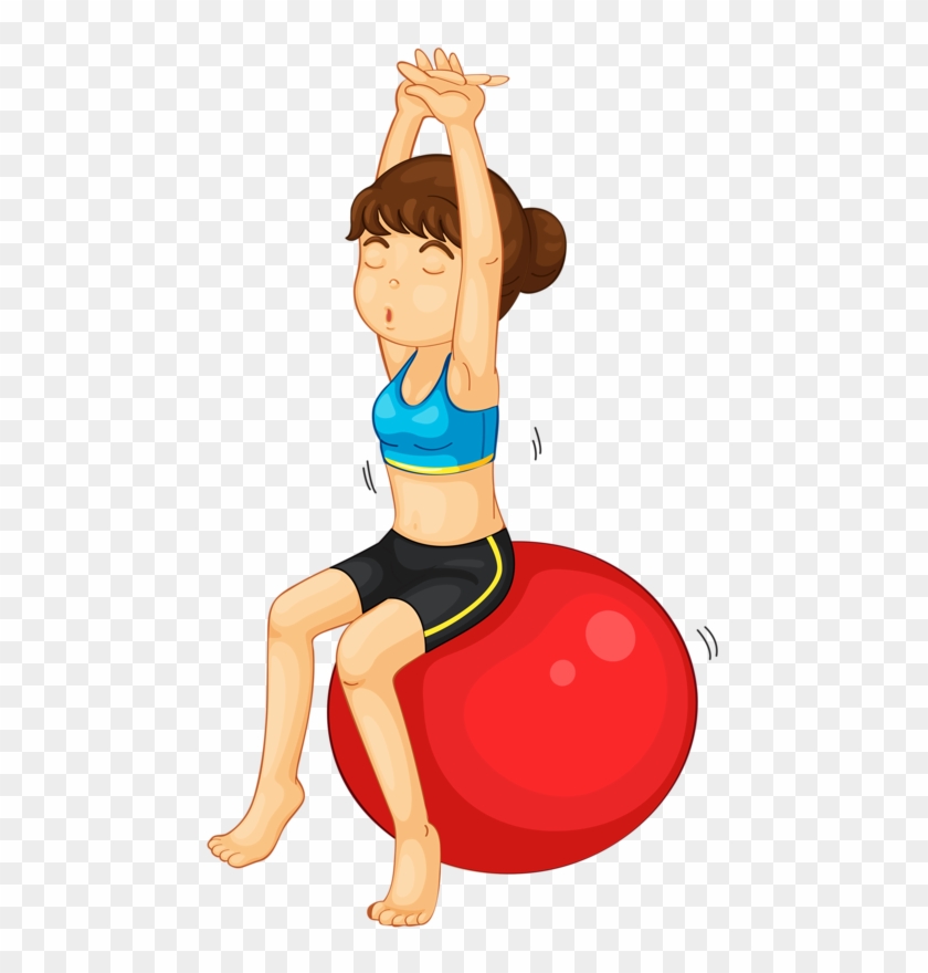 Clip Art - Fitness Girl #142903