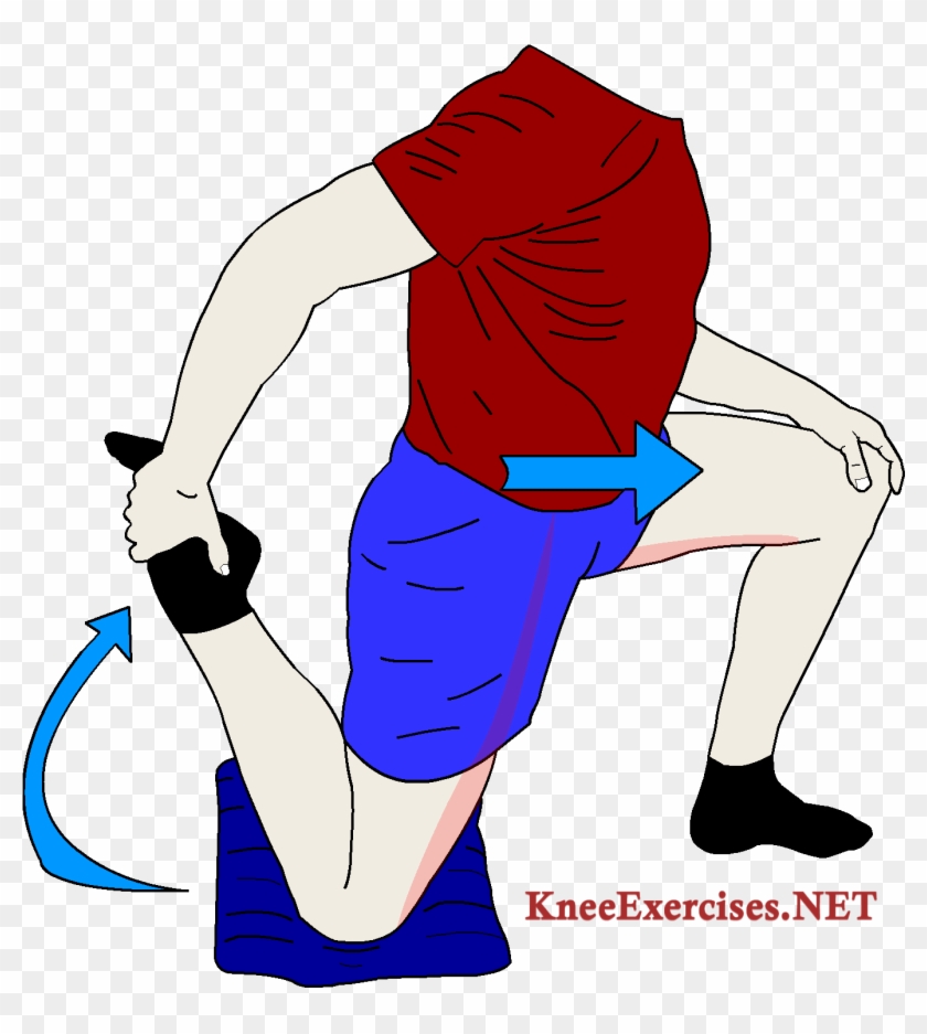 Knee Stretching Clipart #142981