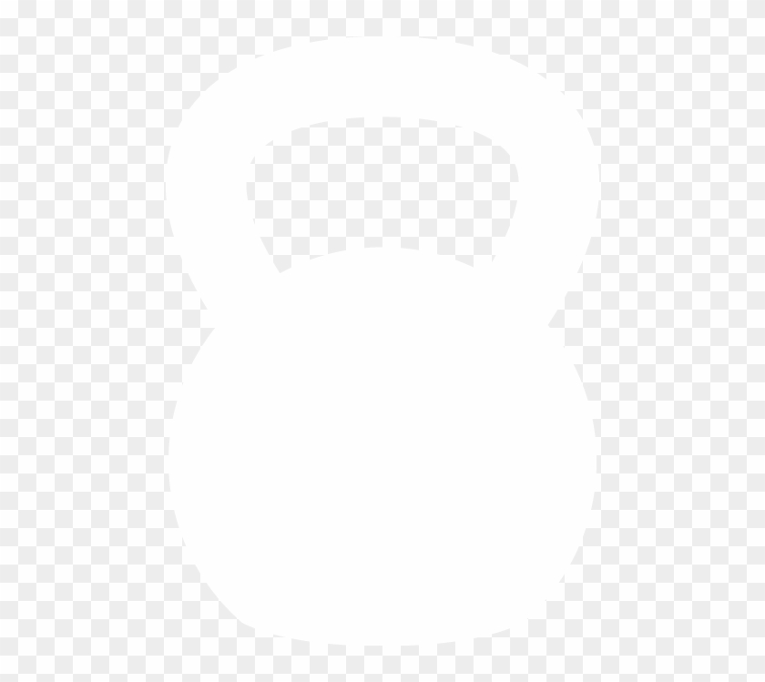 White Clipart Kettlebell - White Kettlebell #143062