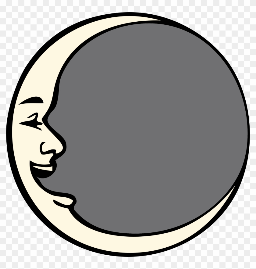 Big Image - Man In The Moon Clipart #143136