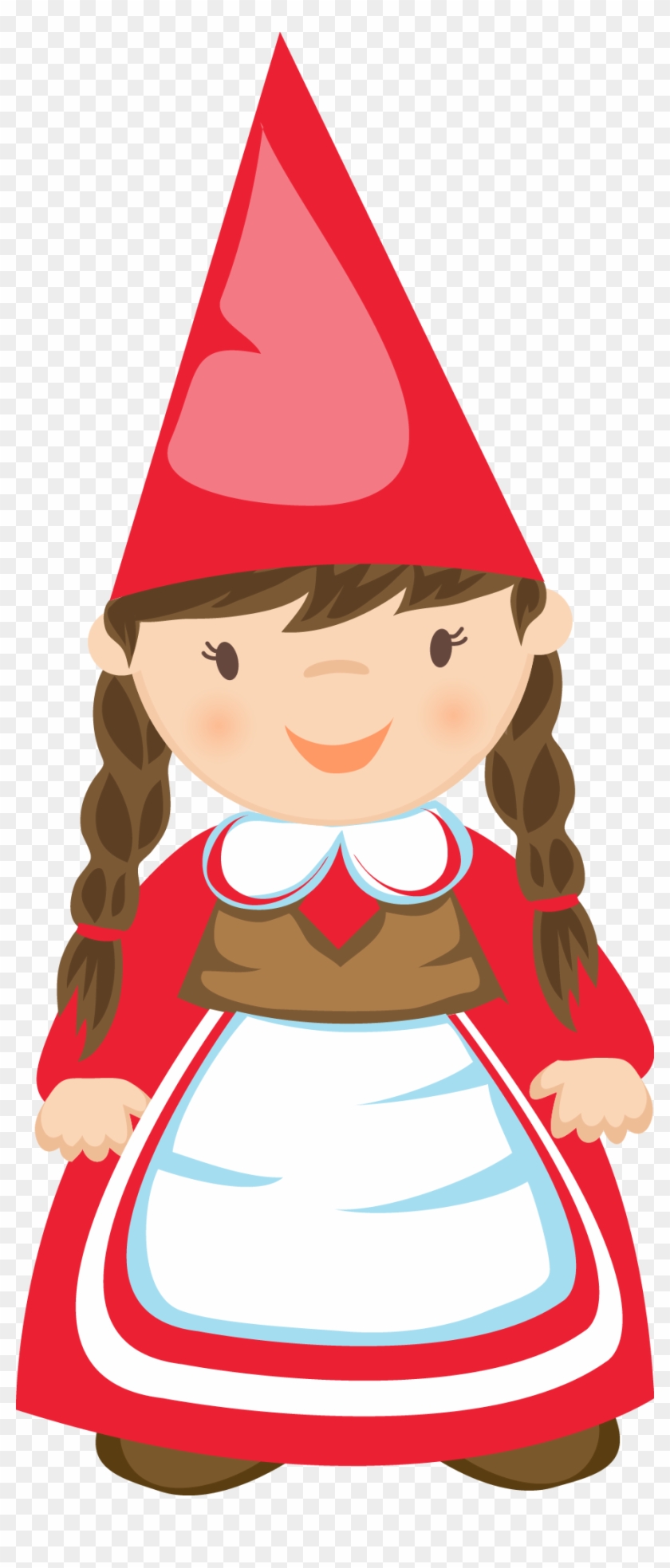 Girl Gnome * - Gnomes Clipart #143154