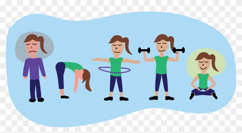 Physical Exercise Exercise Equipment Computer Icons - Exercise Cartoon Png  - Free Transparent PNG Clipart Images Download