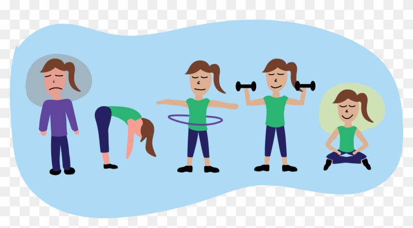 Physical Exercise Exercise Equipment Computer Icons - Exercise Cartoon Png #143181