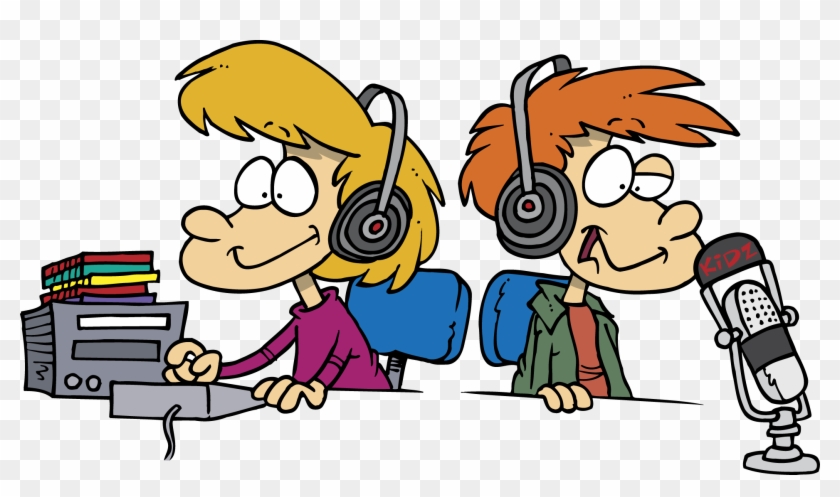 Dj Clipart Transparent - Radio Jockey Cartoon #143254