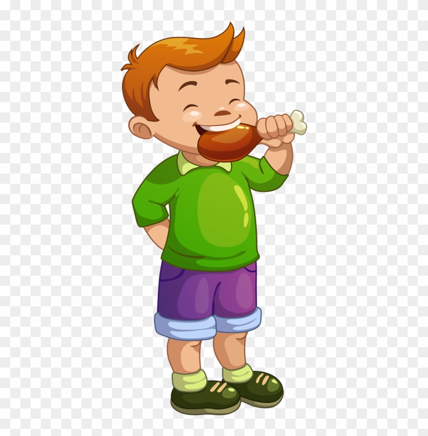 Personnage,gens,individu - Boy Eating Cartoon #143313