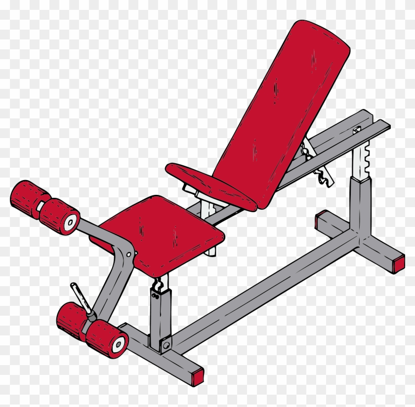 Exercise Bench Clip Art Download - Exercise Machine Cartoon #143332