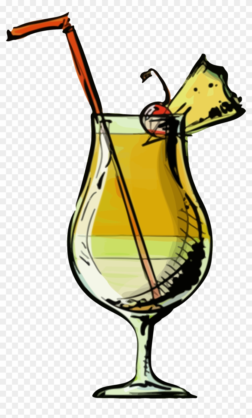 Big Image - Pina Colada Clipart #143356