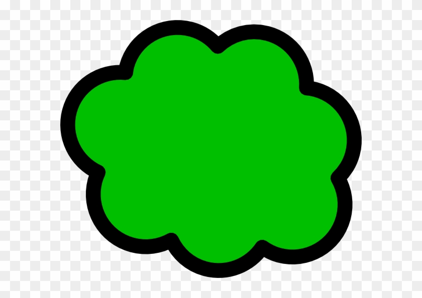 Green Blob - Gas Cloud Clipart #143426