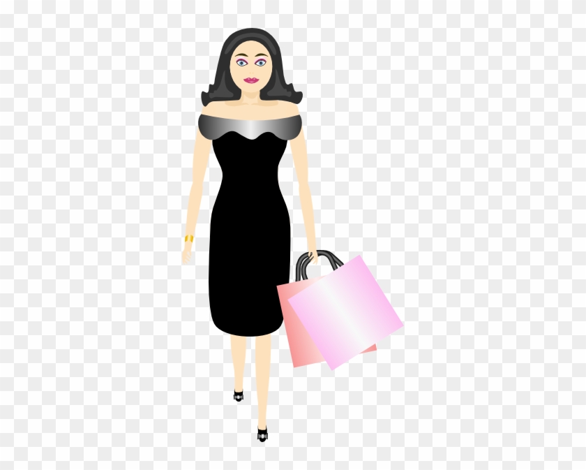 Animated Pictures Of Women - Transparent Female Shopping Clipart #143712