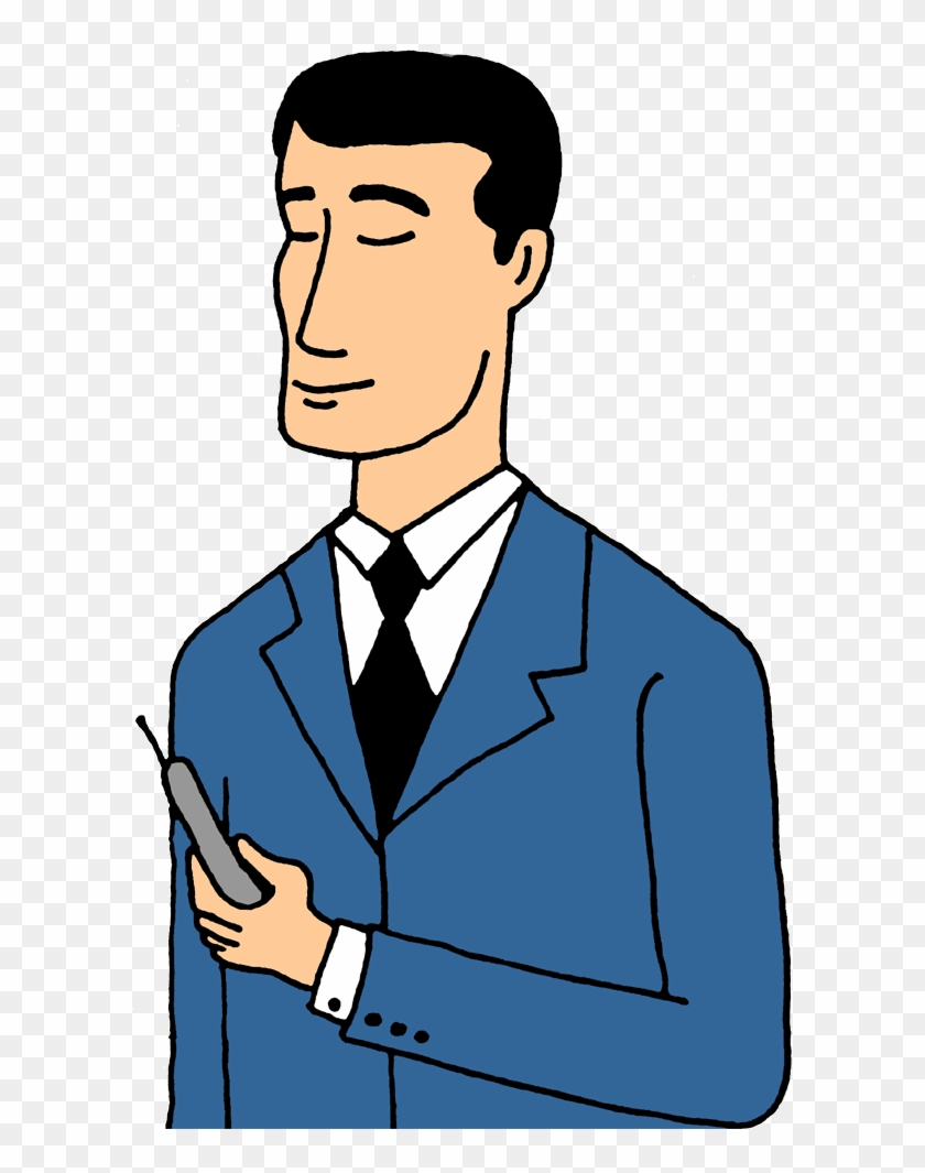 Man Dialing - Man Clip Art #143726