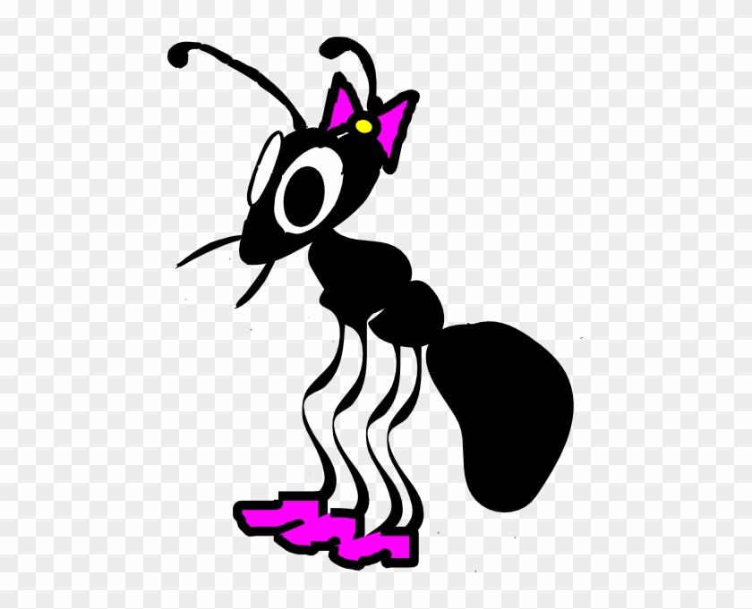 Lady Ant Clip Art - Female Ant Clip Art #143727