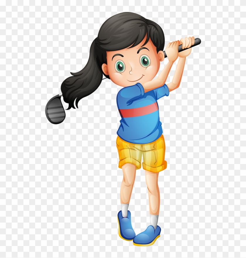 Яндекс - Фотки - Kids Playing Golf Clip Art #143752