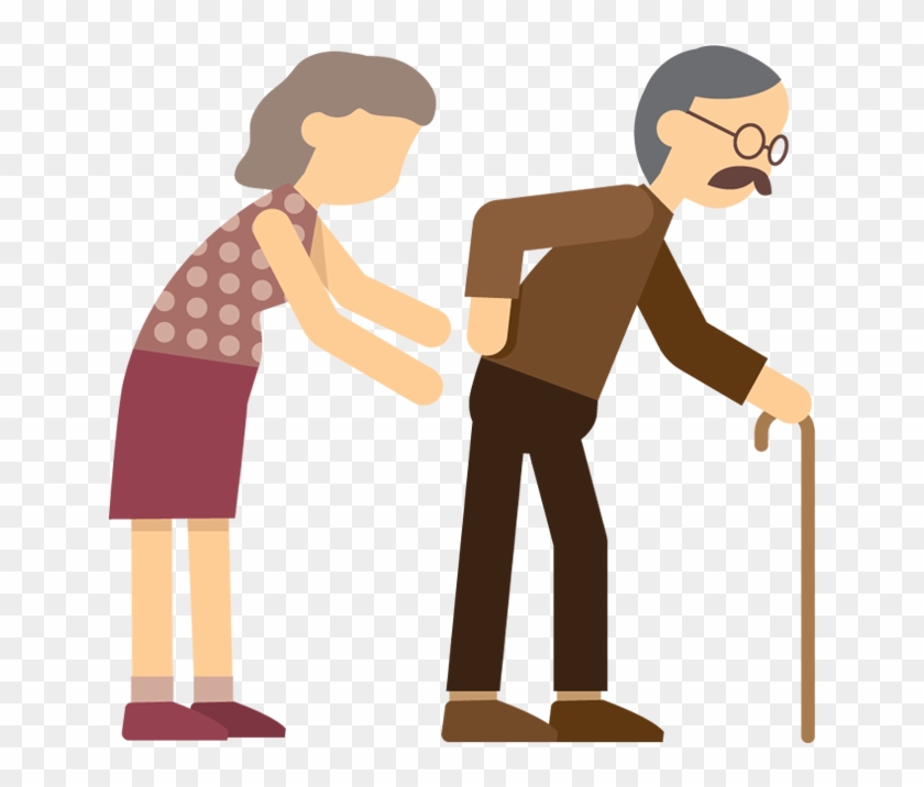 Old People Cartoon Group - Old People Cartoon Png #143831