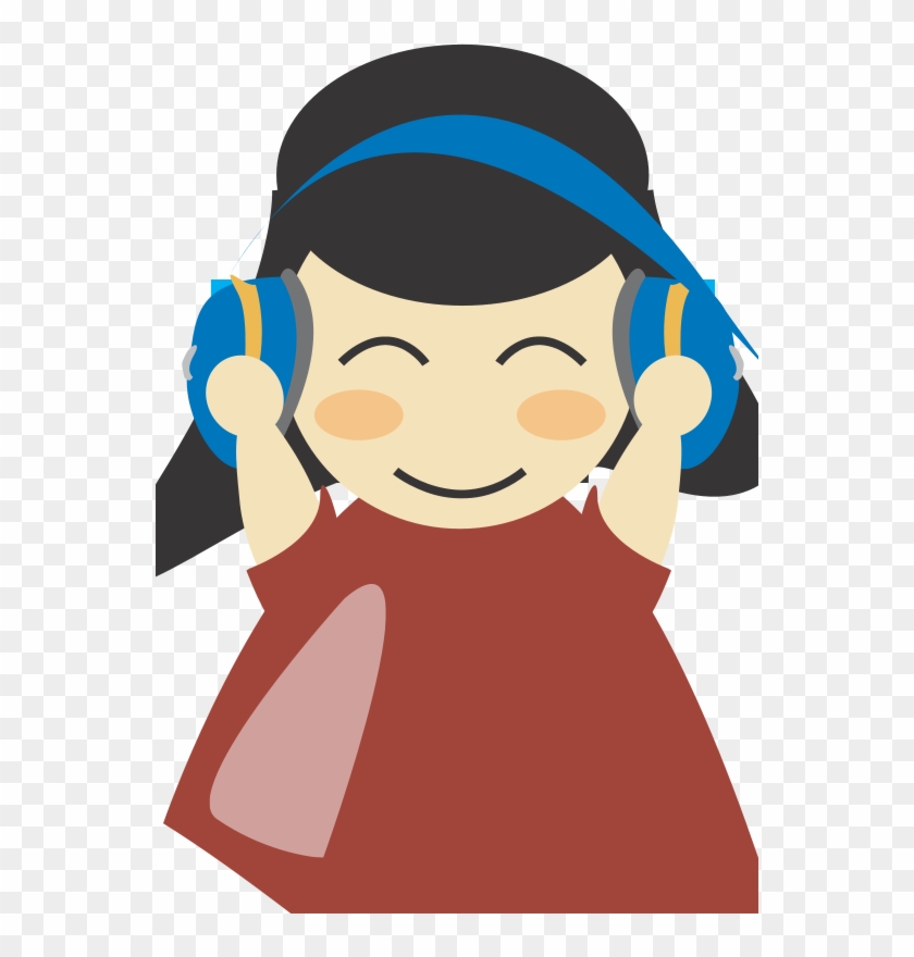 People Wearing Headphones Clipart #143836