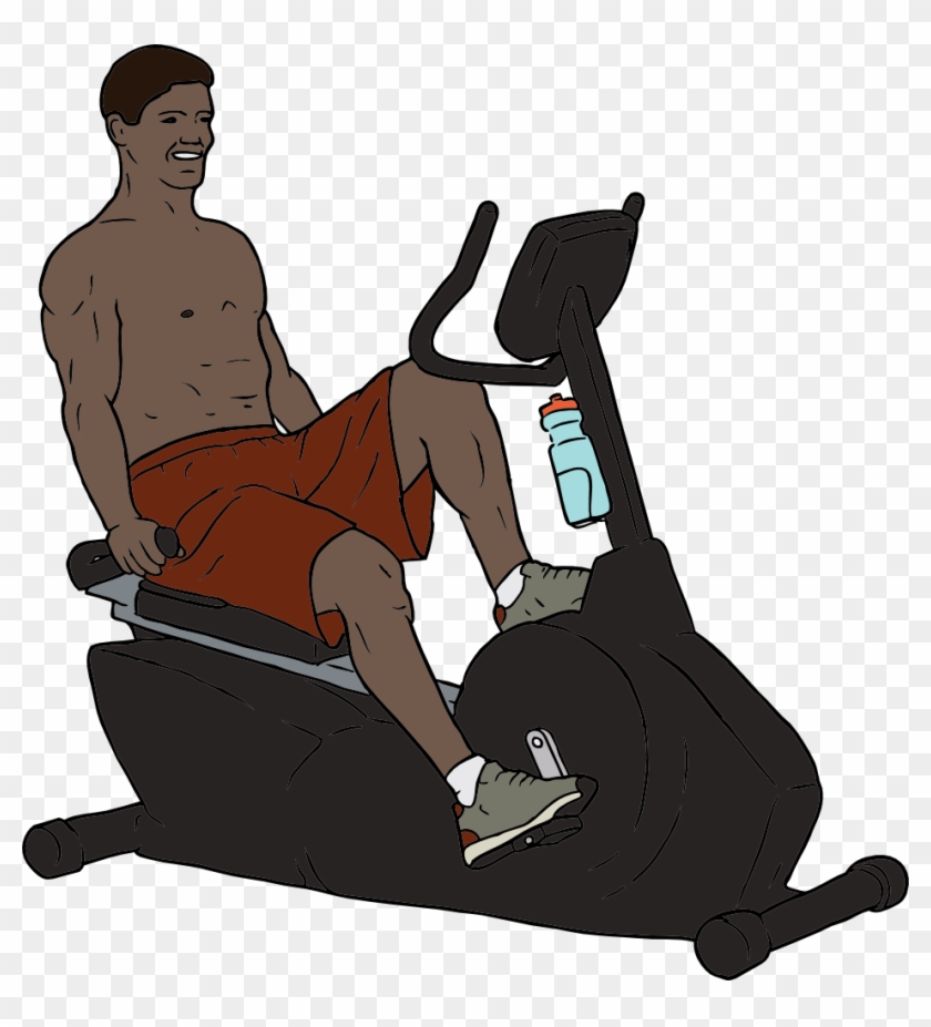 Medium Image - Person On Exercise Bike #144003