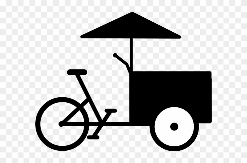 Food Cart Bike Clip Art - Foodcart Clipart #144079