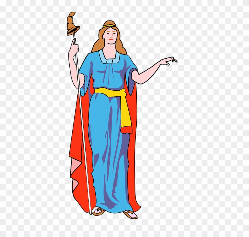 Cartoon Woman Clipart - New York Coat Of Arms #144127