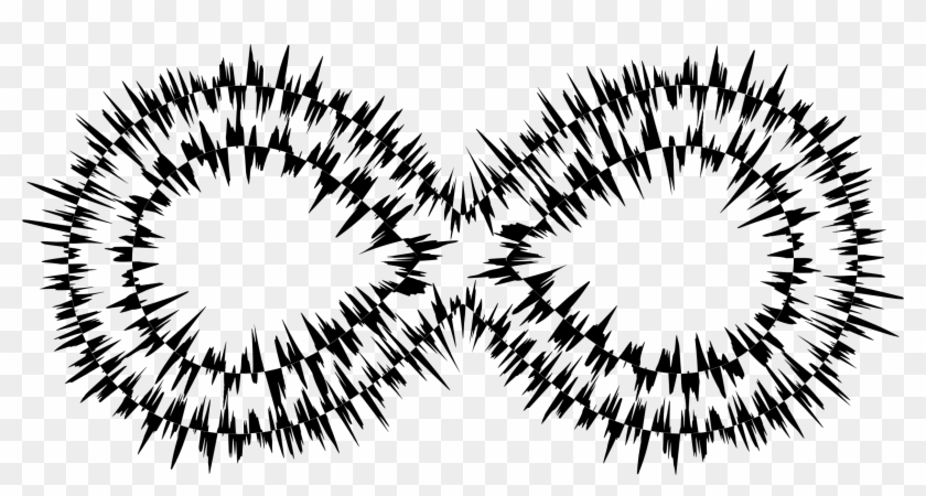 Sound Wave - Zebra Fish Black And White #144207