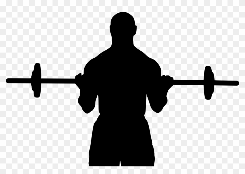 Free Photo Man Silhouette Fitness Sport Lifting Crossfit - Men Lifting Weights Png #144359