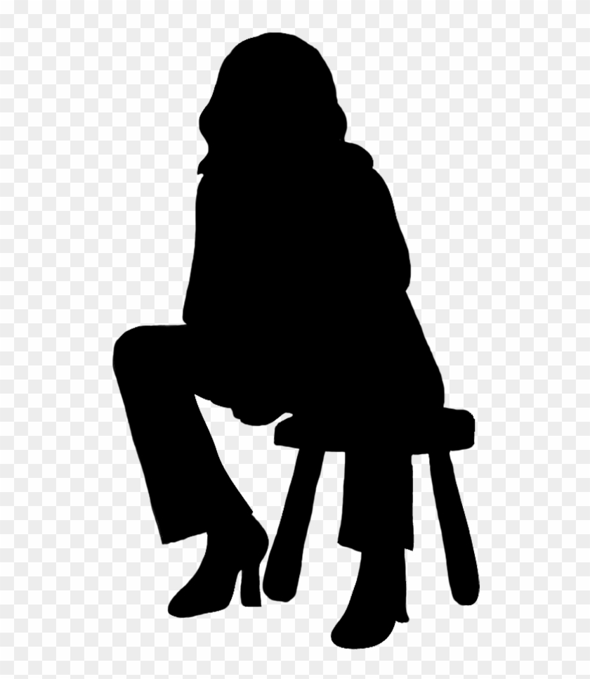 Silhouettes Of People - Transparent Silhouette Sitting #144377