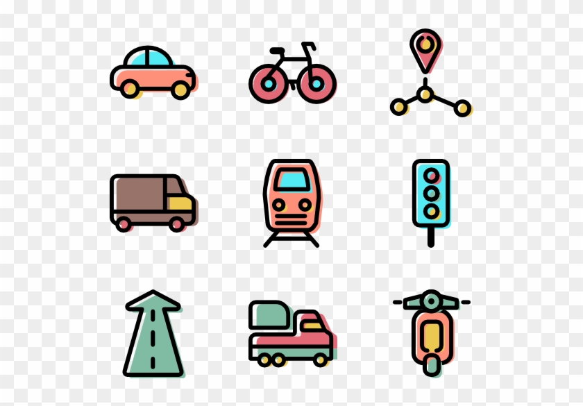 Color Travel And Transport Assets - Color Travel And Transport Assets #144438