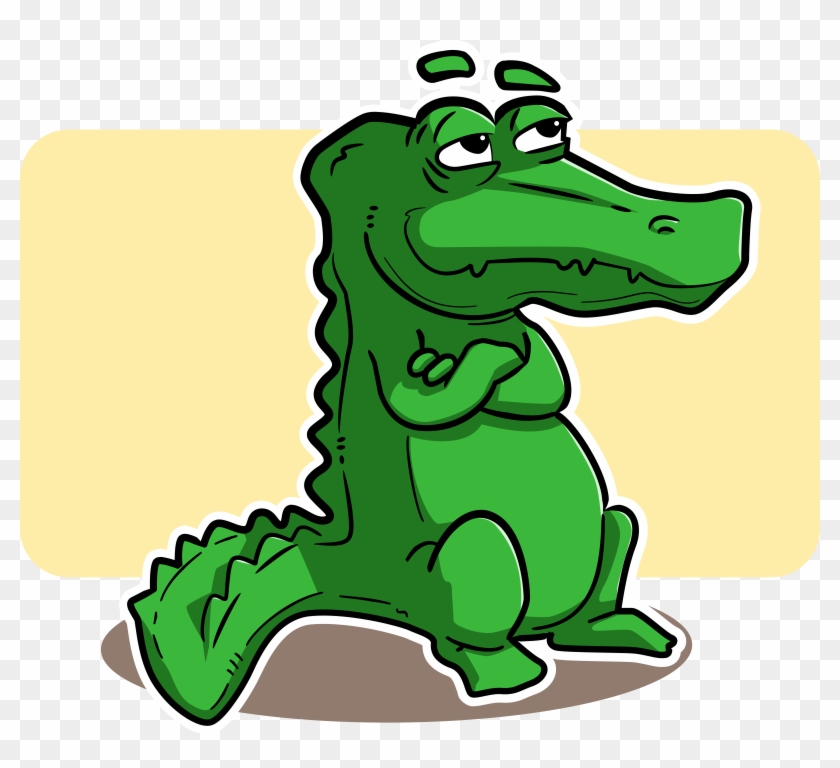 Alligator Cartoon Art - Crocodile Cartoon Png #144474