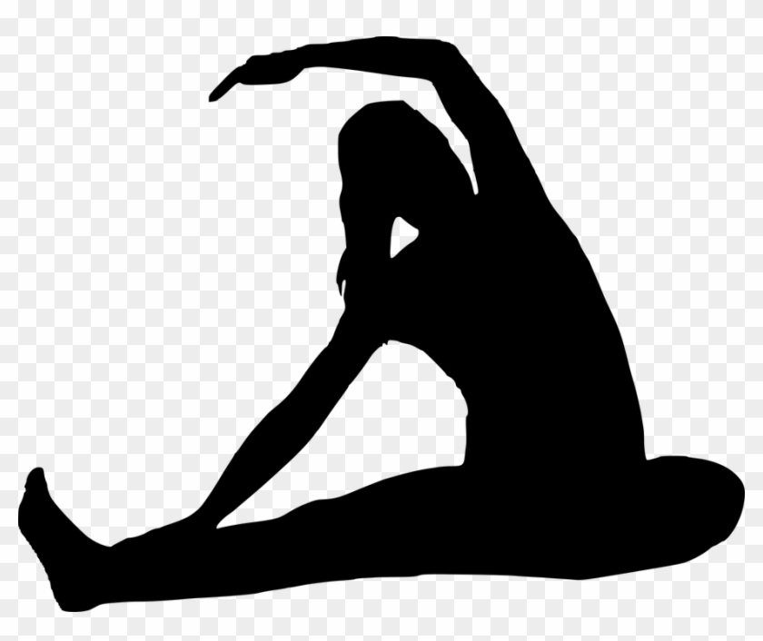 Silhouette Woman Gym Working Strength Adult - Silhouette #144824