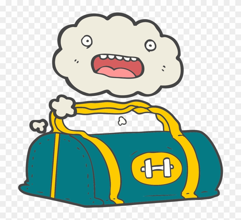 Gym Bag Cartoon - Clip Art #144838