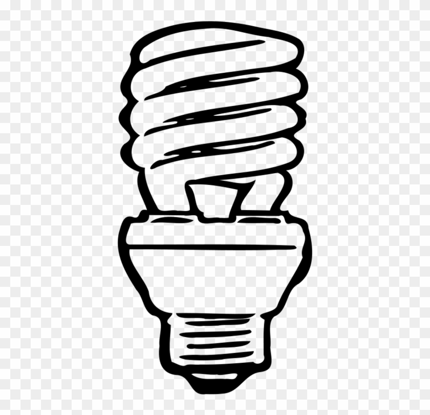 Kompakt Floresan Ampul - Led Light Bulb Clipart #145123