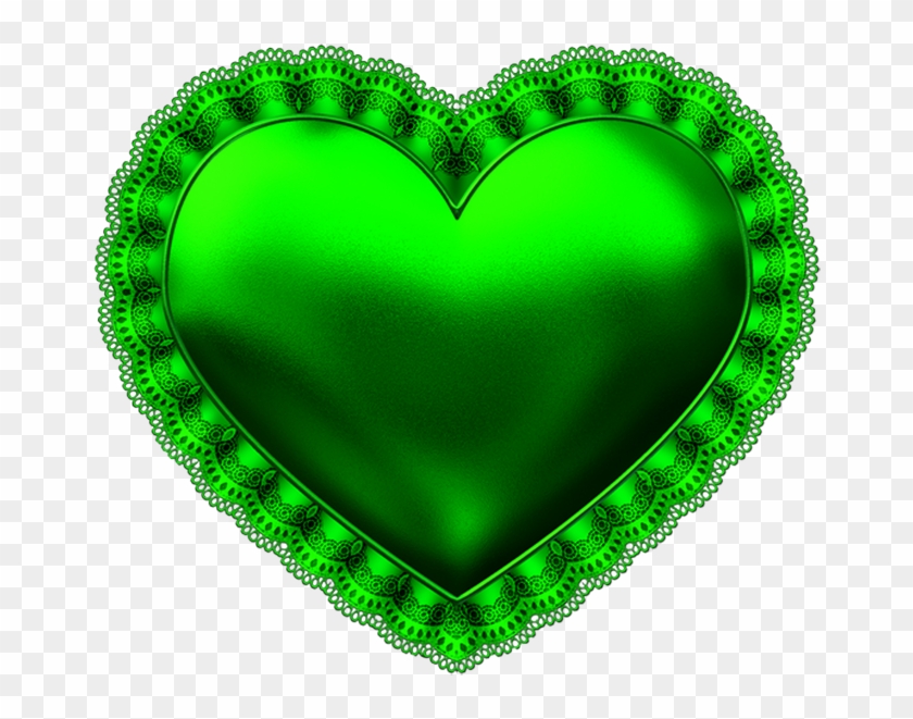 Hearts ‿✿⁀♡♥♡❤ - Green Heart Love #145137