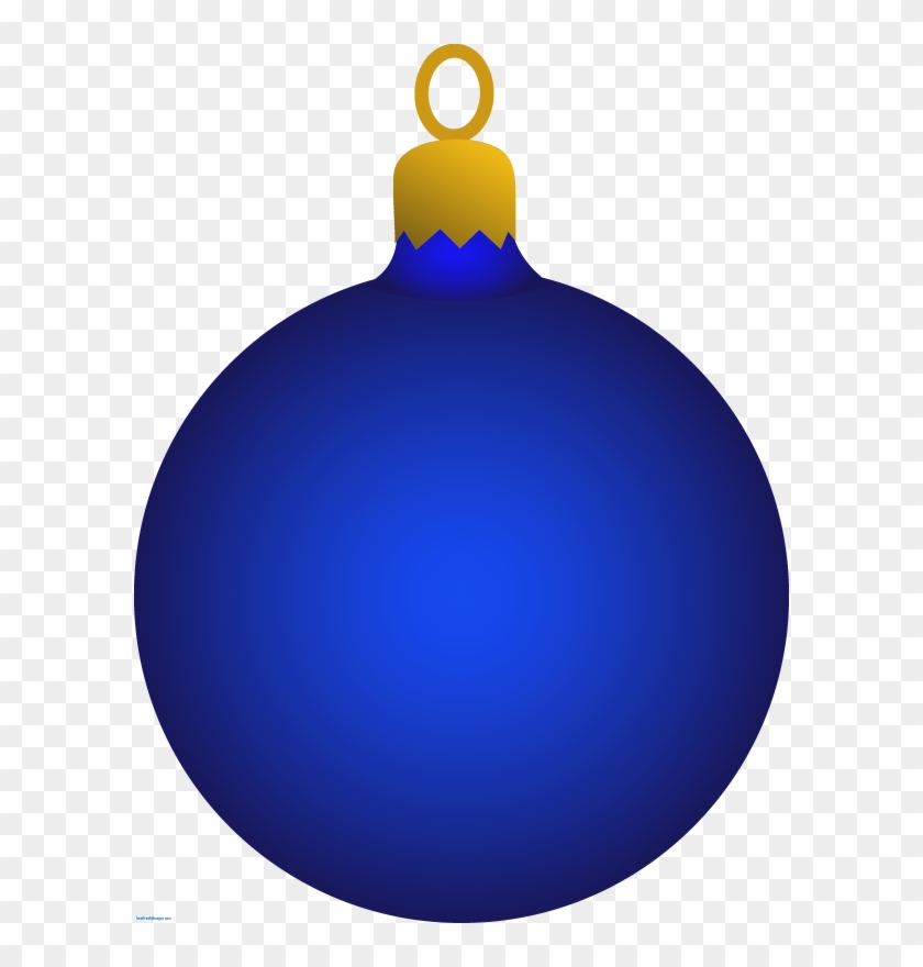 Pin Free Christmas Clip Art - Blue Ornament Clipart #145434