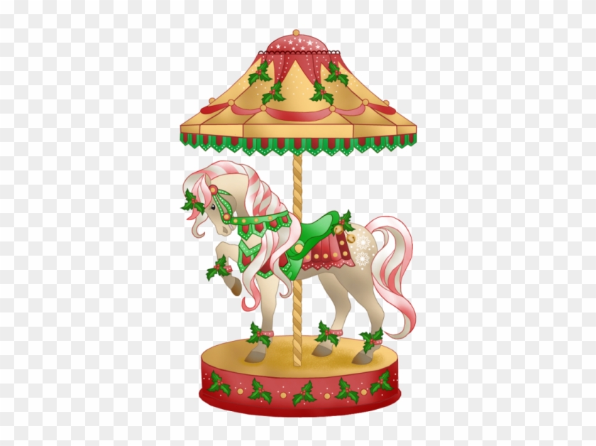 Christmas Carousel Horse Clip Art - Carousel Animated Transparent Background #145554