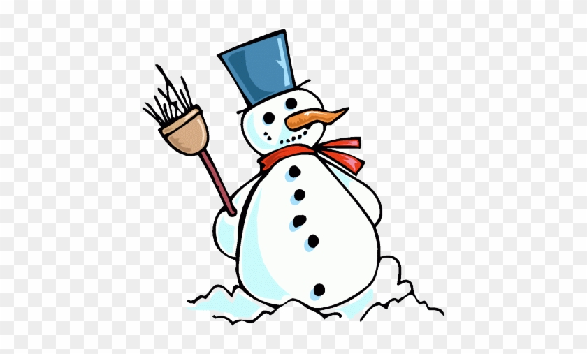 Funny Snowman Clip Art - Bonhomme De Neige Clipart #145720