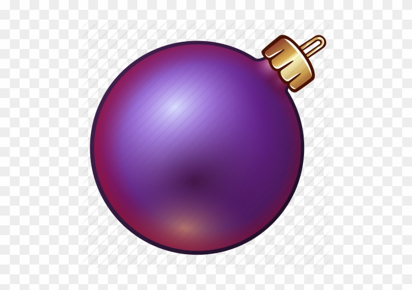 Christmas Ornament Png - Purple Christmas Ball Png #145829