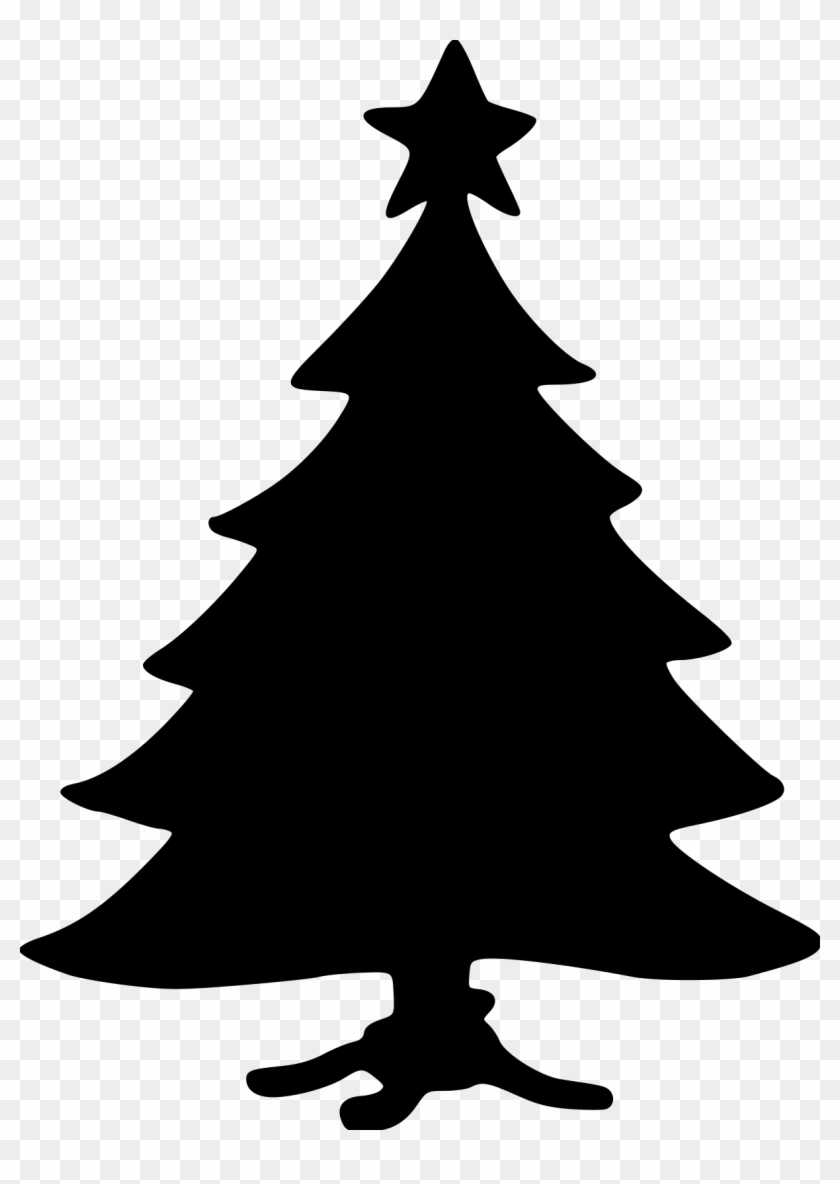 Christmas-tree2 File Size - Christmas Tree Silhouette #146211