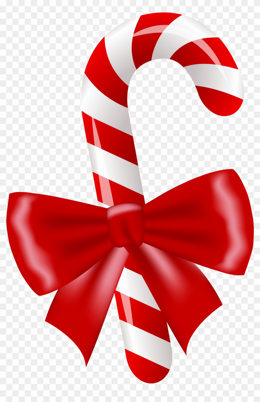 Candy Cane Clipart Christmas Present - Christmas Candy Cane Png #146230