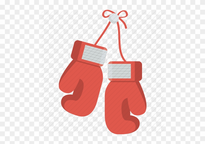 Icon Clipart - Boxing Gloves Flat Design #146304