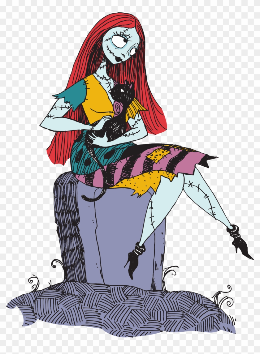Nightmare Before Christmas Characters Vector Clip Art - Sally From Nightmare Before Christmas #146326