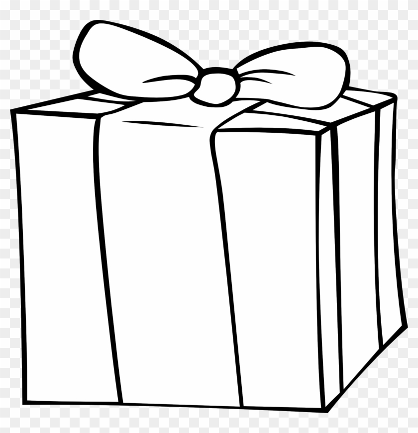 Black - White Gift Clipart Png #146333