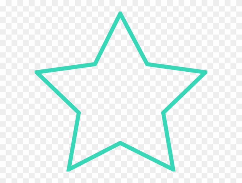 Thick Turquoise Star Clip Art - Star Breathing #146493