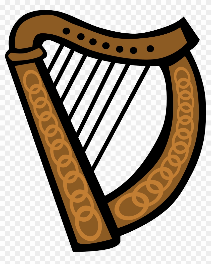 Flames - Irish Harp Cartoon #146535