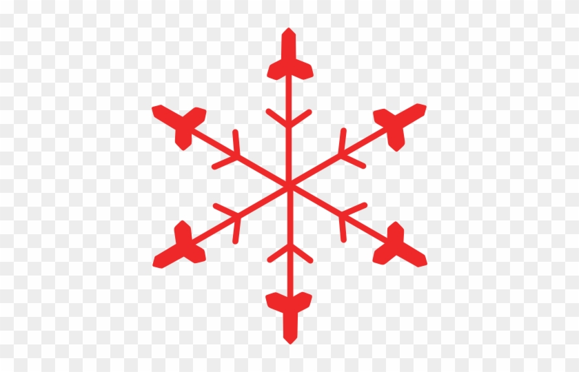 Red Snowflake Cliparts - Optical Illusion Drawing Ideas #146755